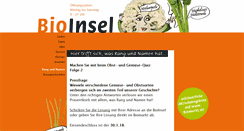 Desktop Screenshot of bio-insel.de